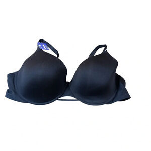 Hanes Dreamwire cushioned underwire bra black size 3XL